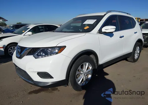 2015 Nissan Rogue Sv z USA, uszkodzony, nr VIN KNMAT2MT0FP591782